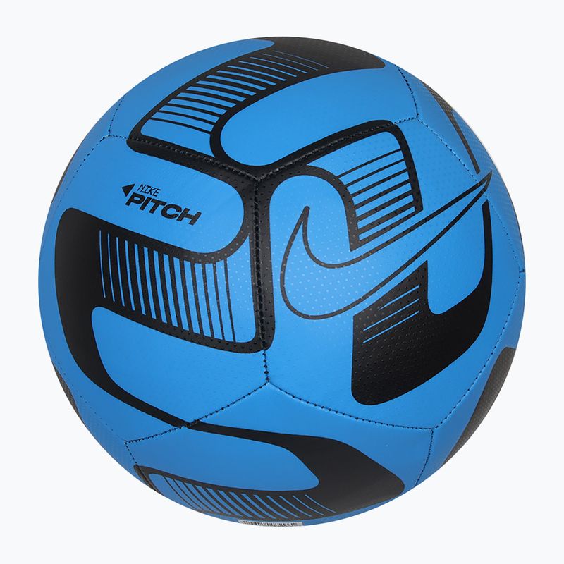 Nike Pitch Fußball Foto blau/Photo blau/schwarz Größe 4