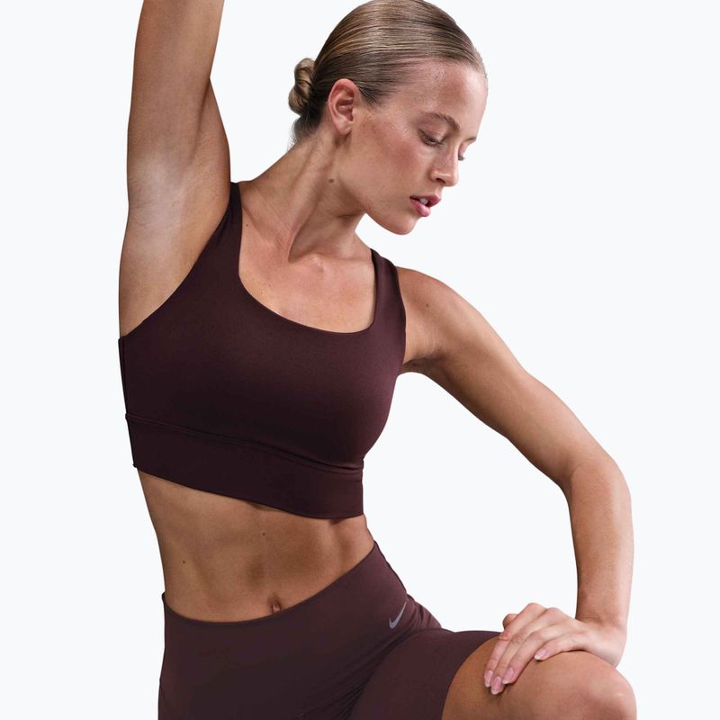 Sport-BH Nike Zenvy Medium-Support burgundy crush/sail 4