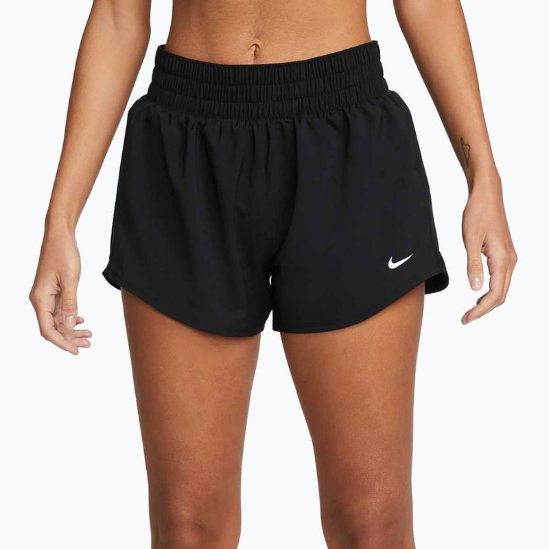 Damen-Shorts Nike One Dri-Fit 3" schwarz 3