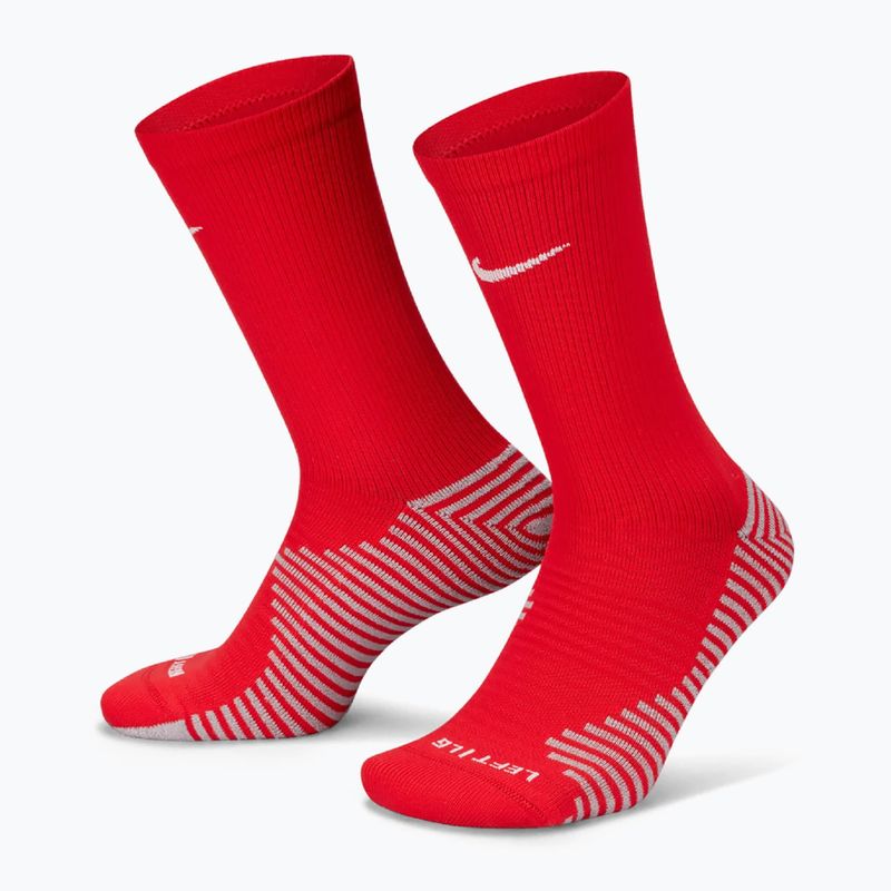 Nike Strike Fußball Socken Crew universitätsrot/weiß