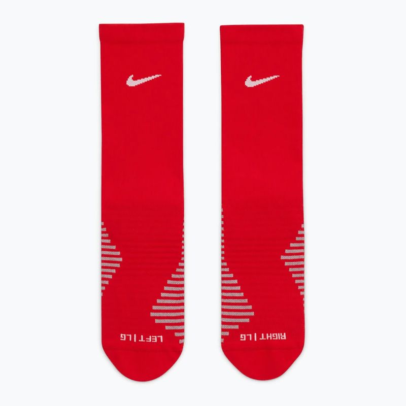 Nike Strike Fußball Socken Crew universitätsrot/weiß 2