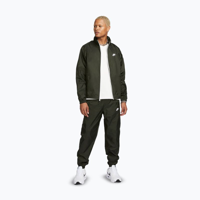 Herren-Trainingsanzug Nike Sportswear Club Lined Woven sequoia/white 2