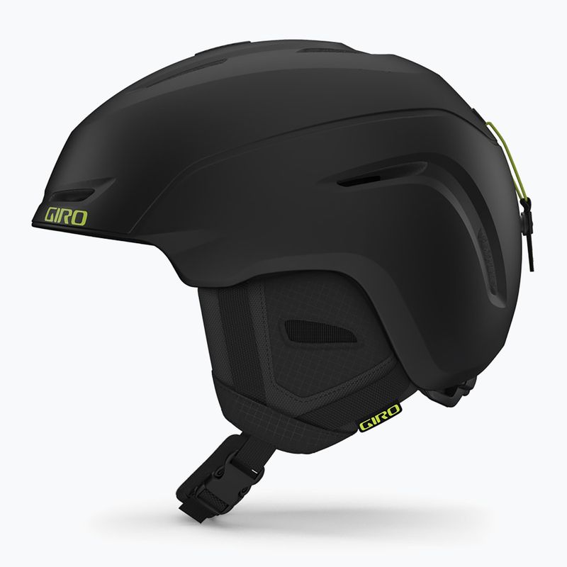 Giro Neo mattschwarz/ano-grüner Skihelm 2