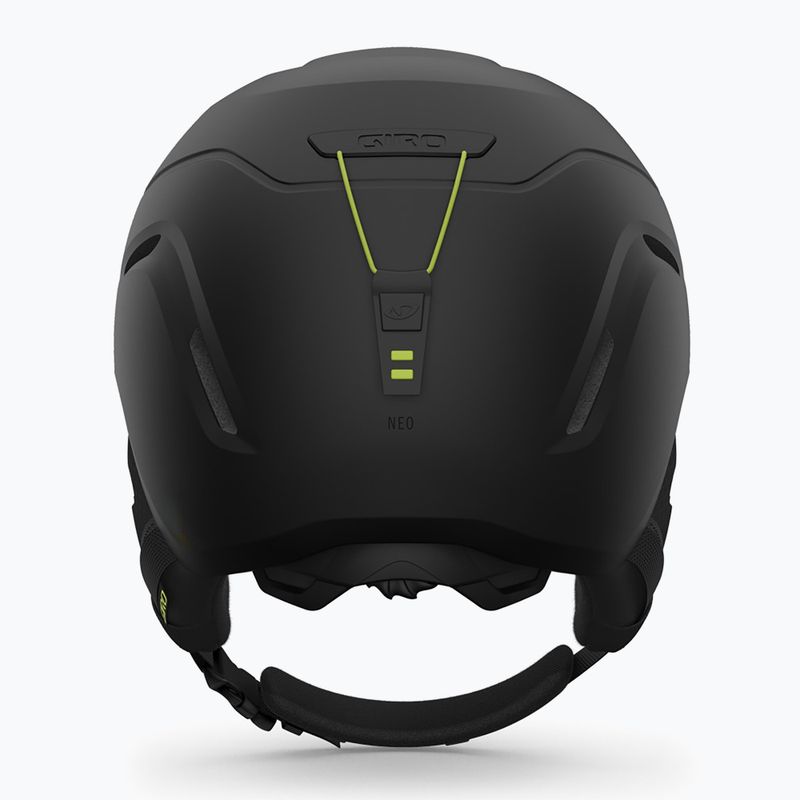 Giro Neo mattschwarz/ano-grüner Skihelm 4