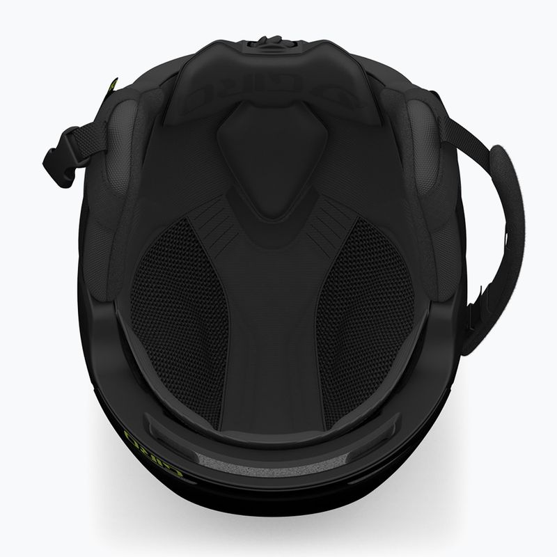 Giro Neo mattschwarz/ano-grüner Skihelm 5