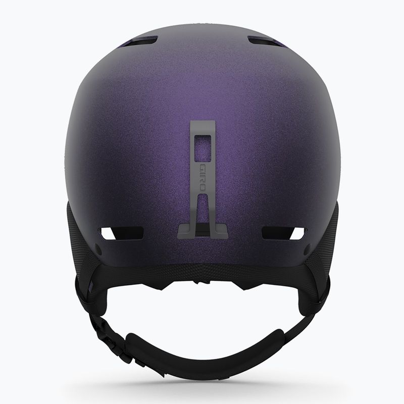 Giro Ledge FS Skihelm mattschwarz/violett pearl 4