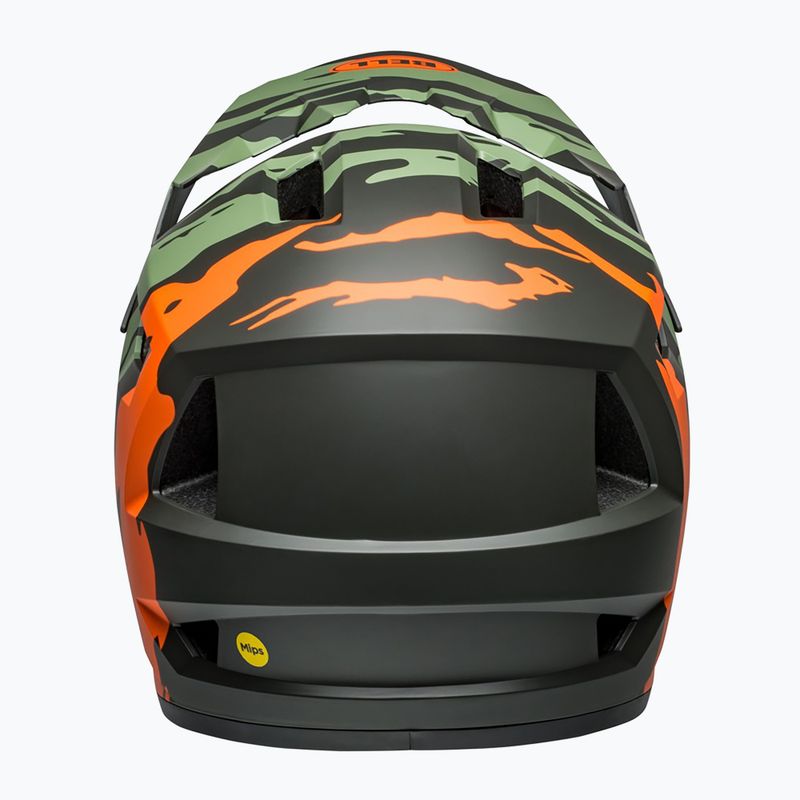 Bell Sanction 2 DLX Mips ravine matte dunkelgrün/orange Fahrradhelm 3