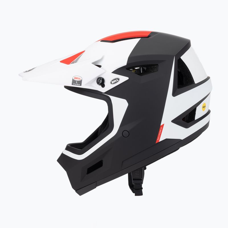 Fahrradhelm Bell Sanction 2 DLX Mips matte black/white 3