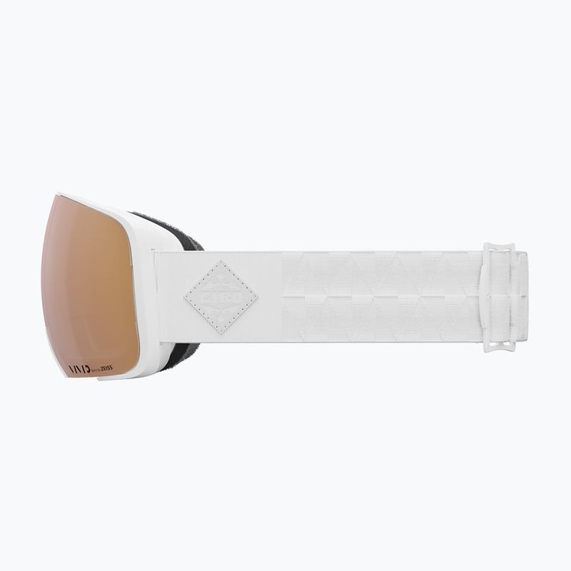 Skibrille Giro Comp white bliss/Rosa gold/infrared 4