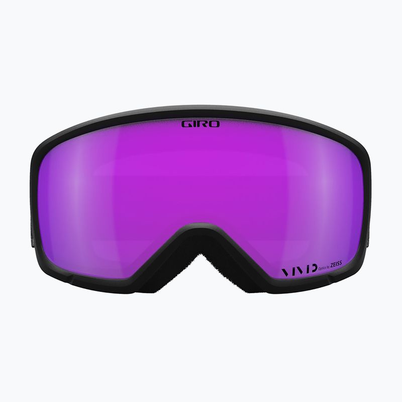 Skibrille Damen Giro Millie black&white chute/pink 6