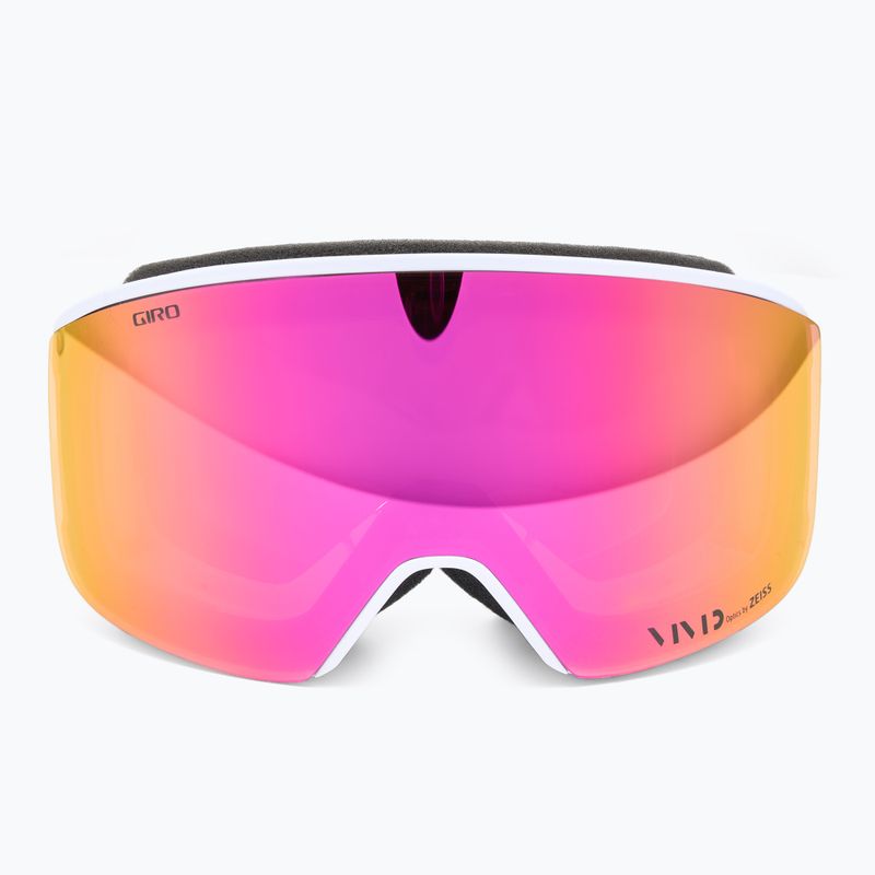 Skibrille Damen Giro Ella white bliss/pink/infrared 3
