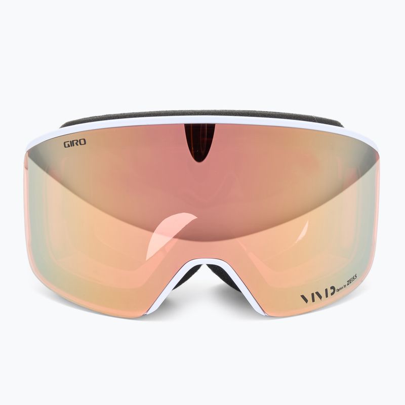Skibrille Damen Giro Ella white bliss/Rosa gold/infrared 3