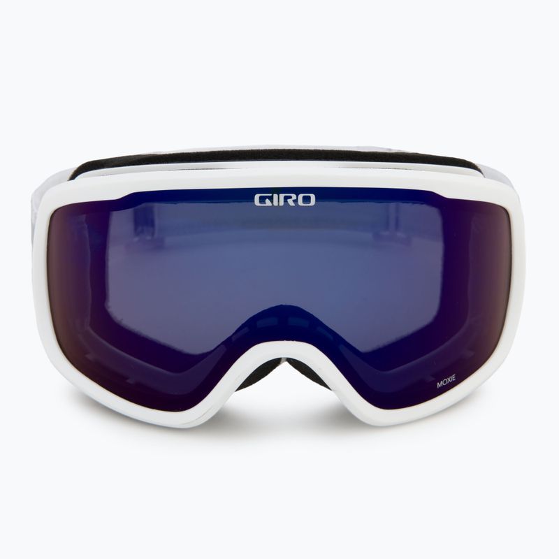 Skibrille Damen Giro Moxie white & grey chute/ cobalt/ yellow 3