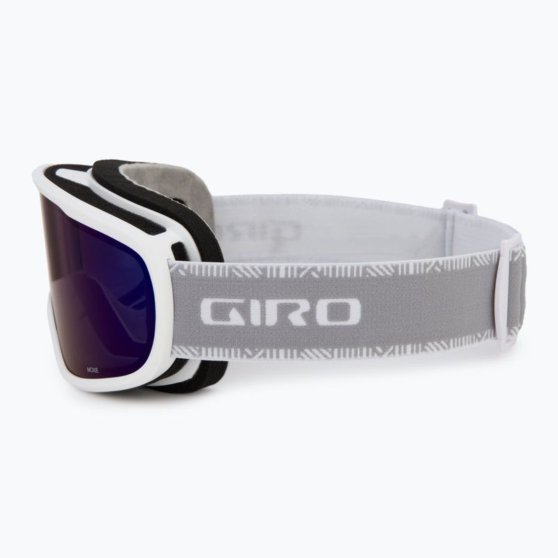 Skibrille Damen Giro Moxie white & grey chute/ cobalt/ yellow 5
