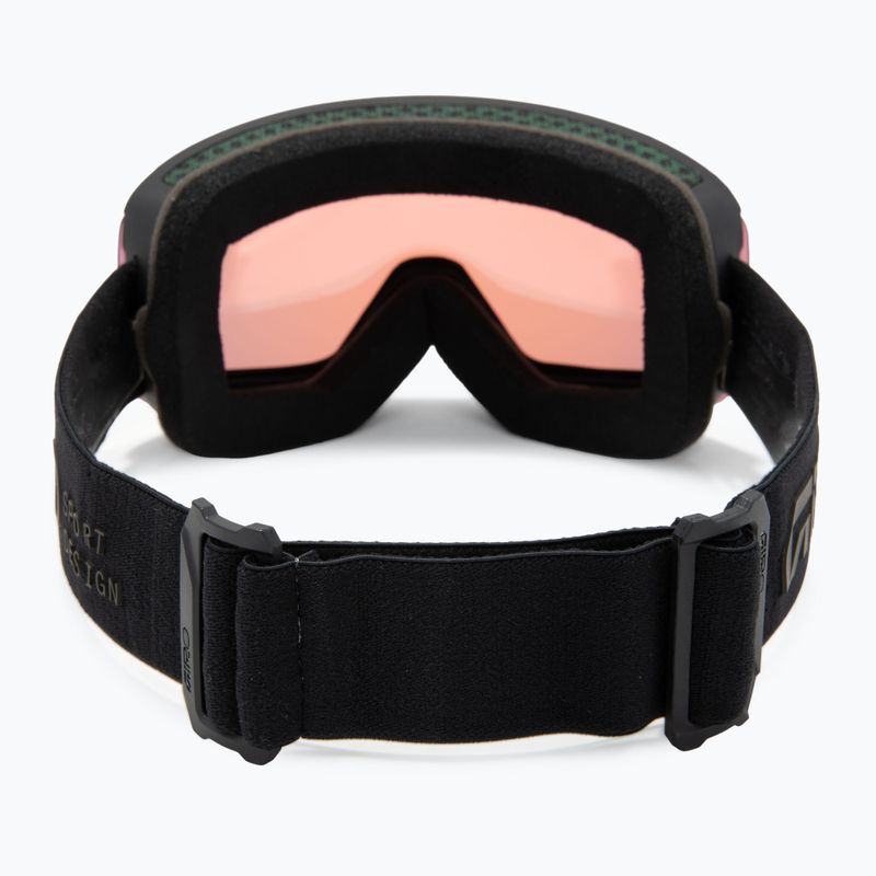 Skibrille Giro Axis black stacked/vivid ember/vivid infrared 4