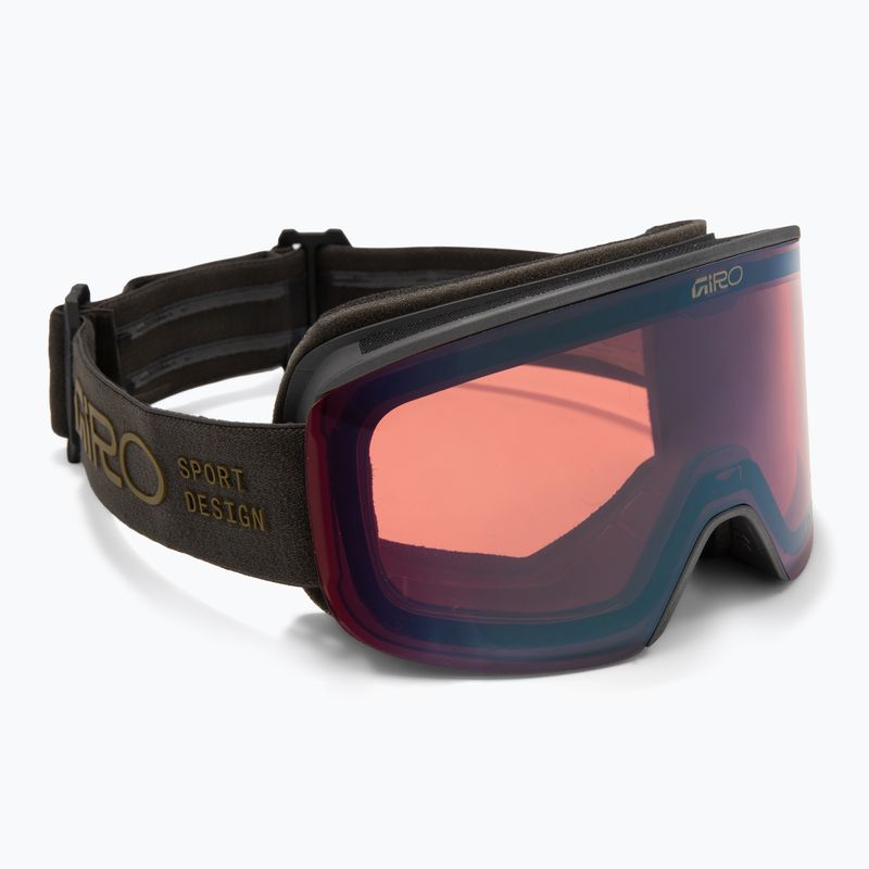 Skibrille Giro Axis midnight brown stacked/vivid petrol/vivid infrared 2