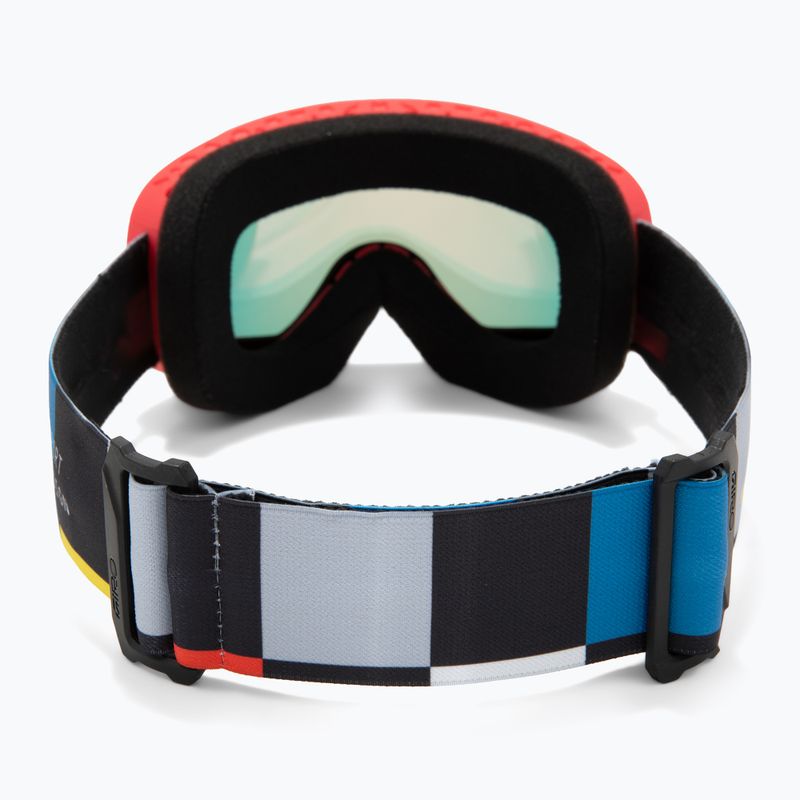 Kinder-Skibrille Giro Chico 2.0 Jr black blocks/amber scarlet 3