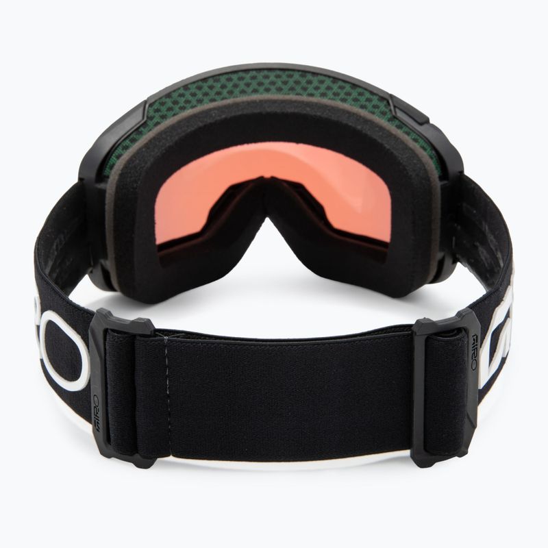 Skibrille Giro Comp black wordmark/vivid ember/vivid infrared 4