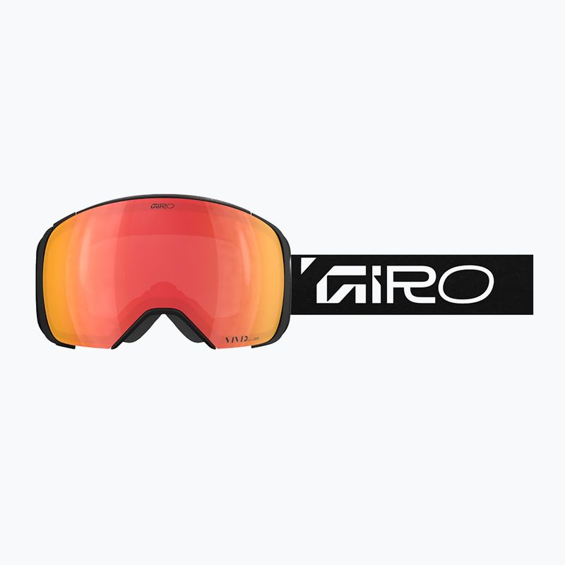 Skibrille Giro Comp black wordmark/vivid ember/vivid infrared 6