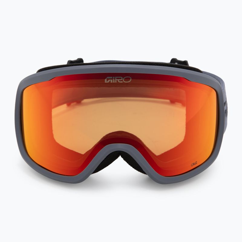 Skibrille Giro Cruz indigo stacked/amber scarlet 2