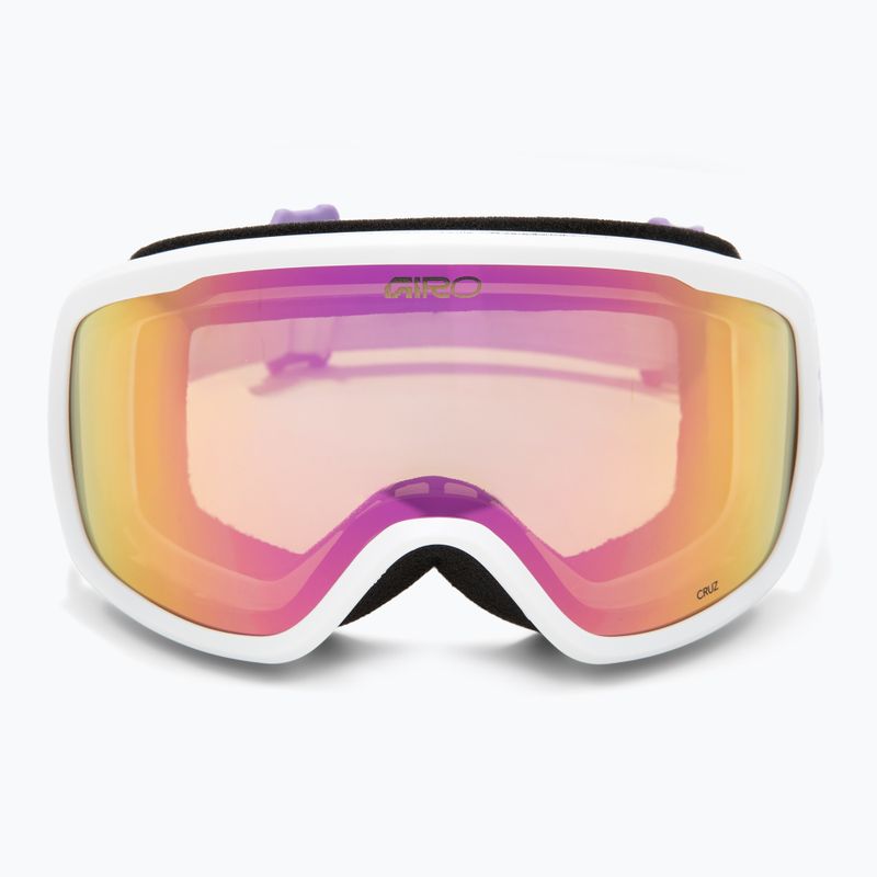 Skibrille Giro Cruz mauve stacked/amber pink 2