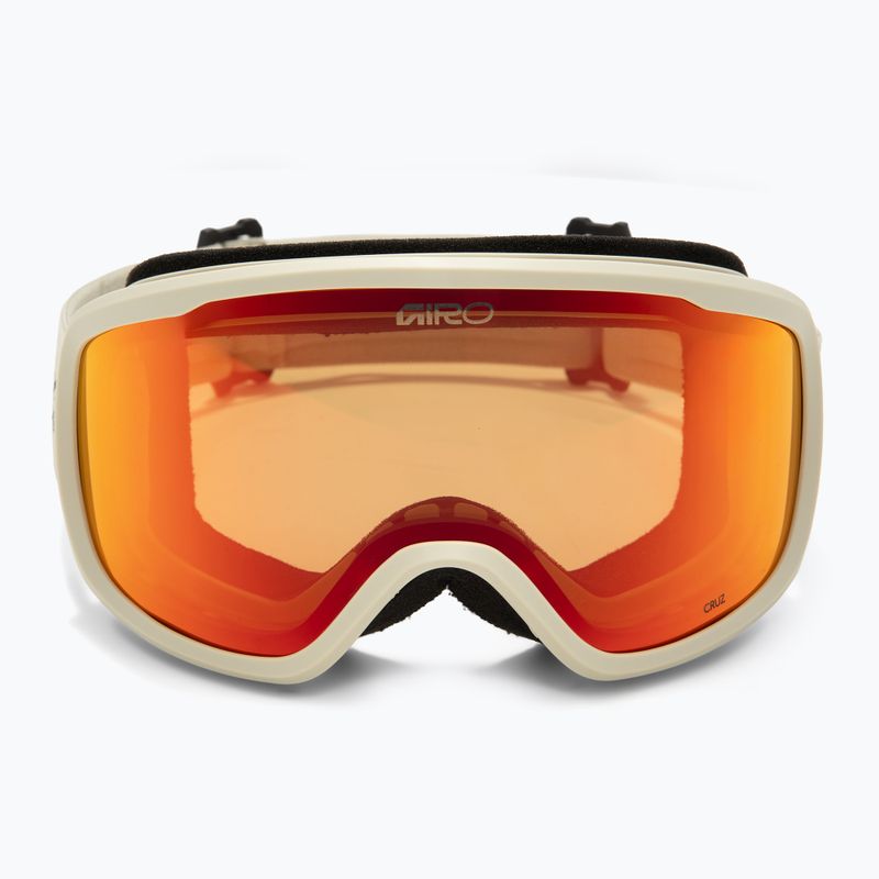 Skibrille Giro Cruz stone stacked/amber scarlet 2