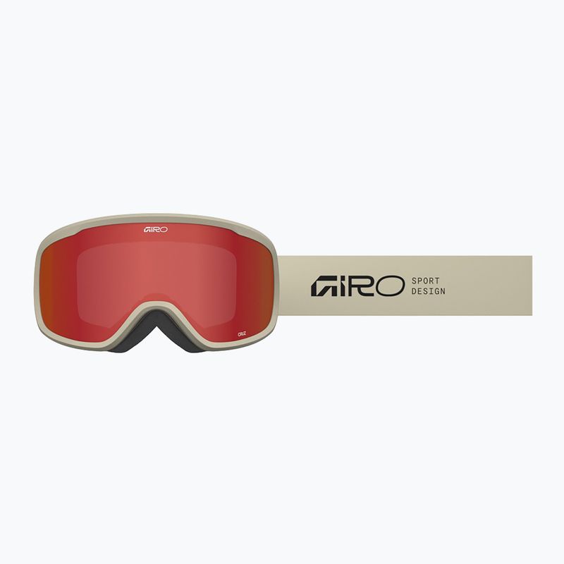 Skibrille Giro Cruz stone stacked/amber scarlet 5
