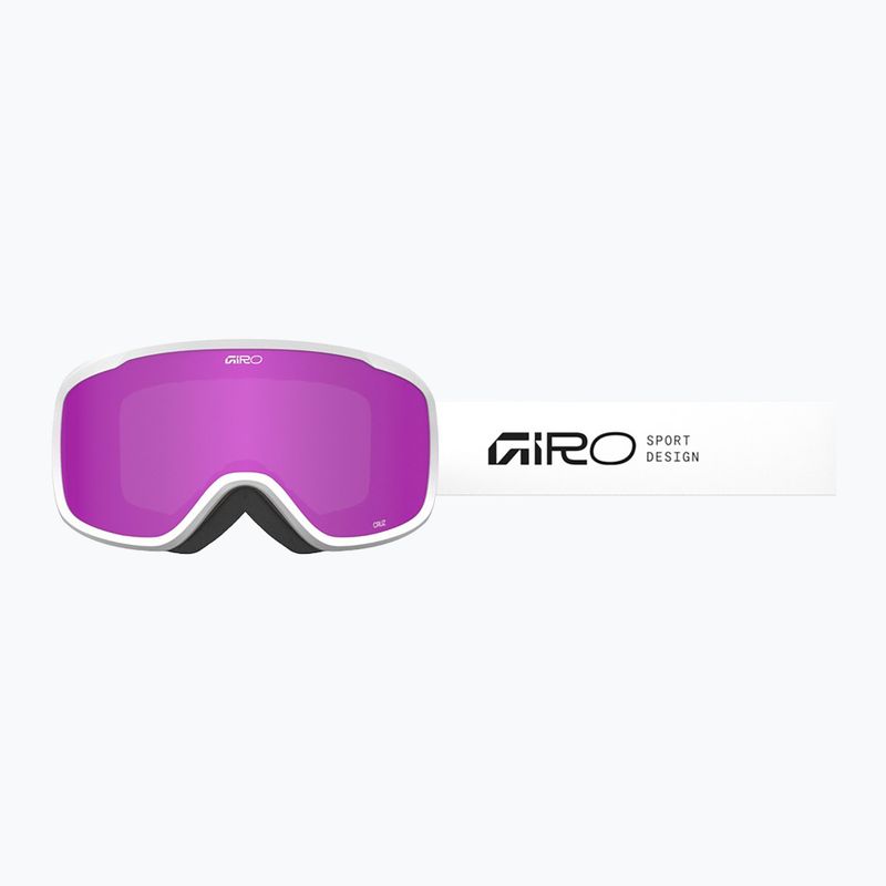 Skibrille Giro Cruz white stacked/amber pink 5
