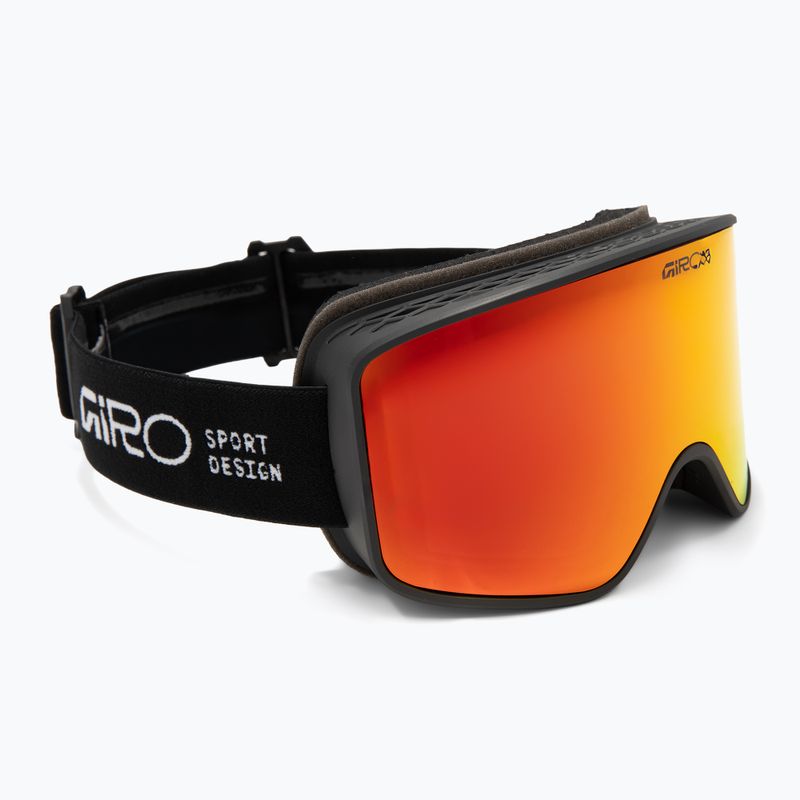 Skibrille Giro Method black stacked/vivid ember/vivid infrared 2