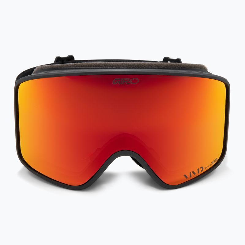 Skibrille Giro Method black/red stacked/vivid ember/vivid infrared 3