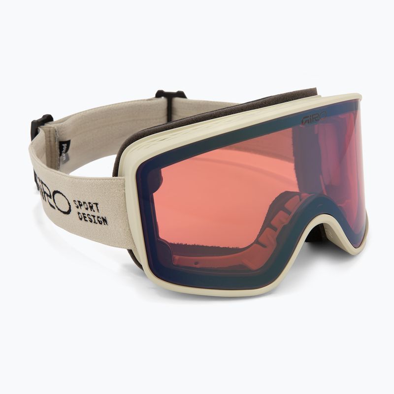 Skibrille Giro Method stone stacked/vivid petrol/vivid infrared 2