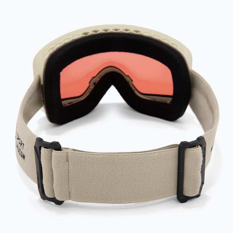 Skibrille Giro Method stone stacked/vivid petrol/vivid infrared 4