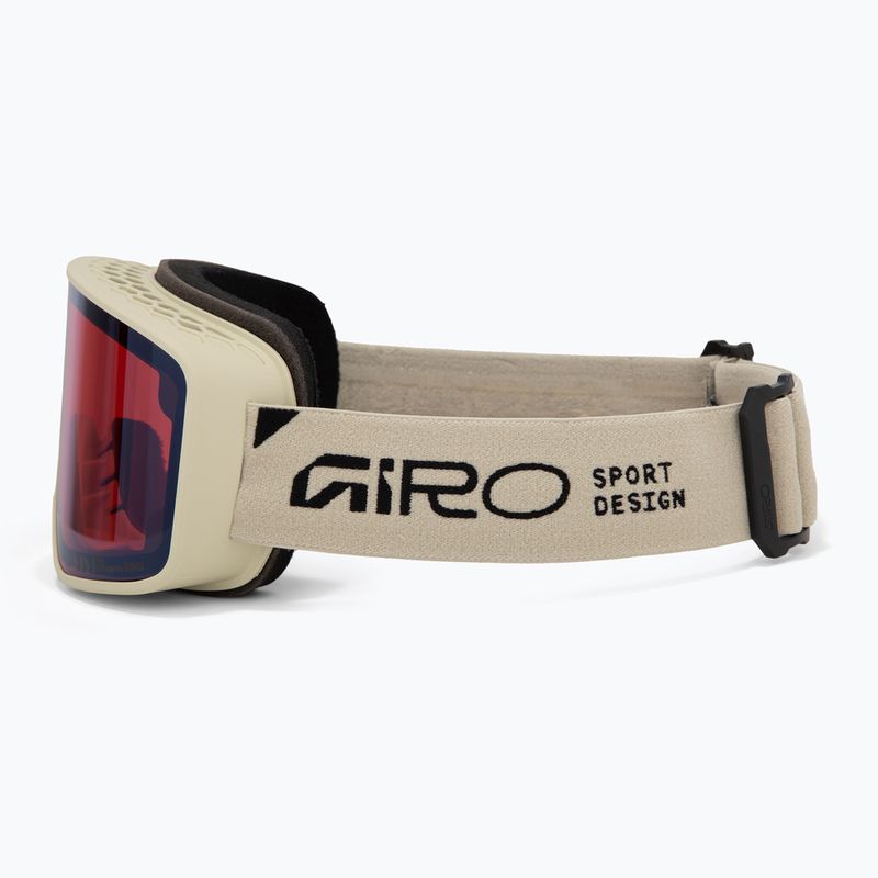 Skibrille Giro Method stone stacked/vivid petrol/vivid infrared 5