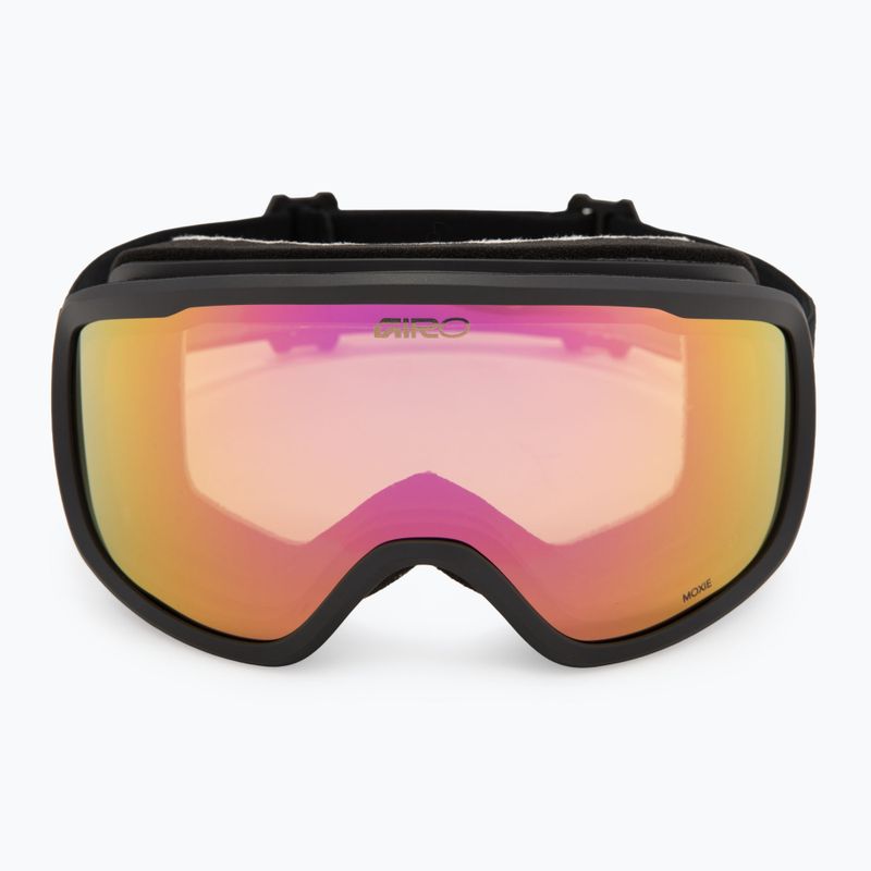 Damen-Skibrille Giro Moxie black stacked/amber pink/yellow 3