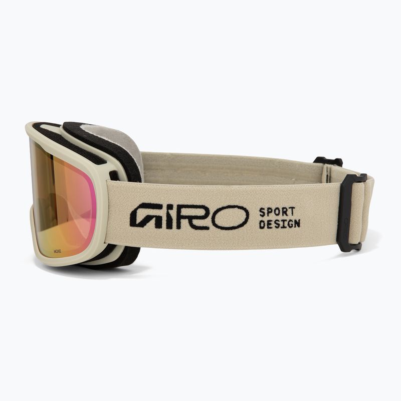 Damen-Skibrille Giro Moxie stone stacked/amber pink/yellow 5
