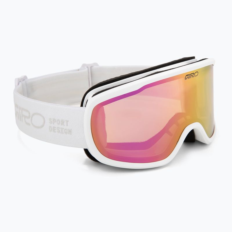 Damen-Skibrille Giro Moxie white stacked/amber pink/yellow 2
