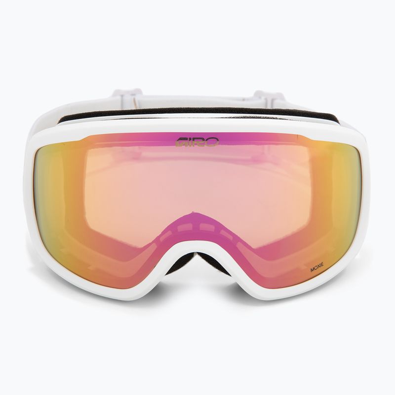 Damen-Skibrille Giro Moxie white stacked/amber pink/yellow 3