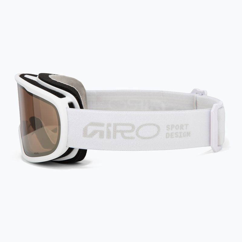 Damen-Skibrille Giro Moxie white stacked/amber gold/yellow 5