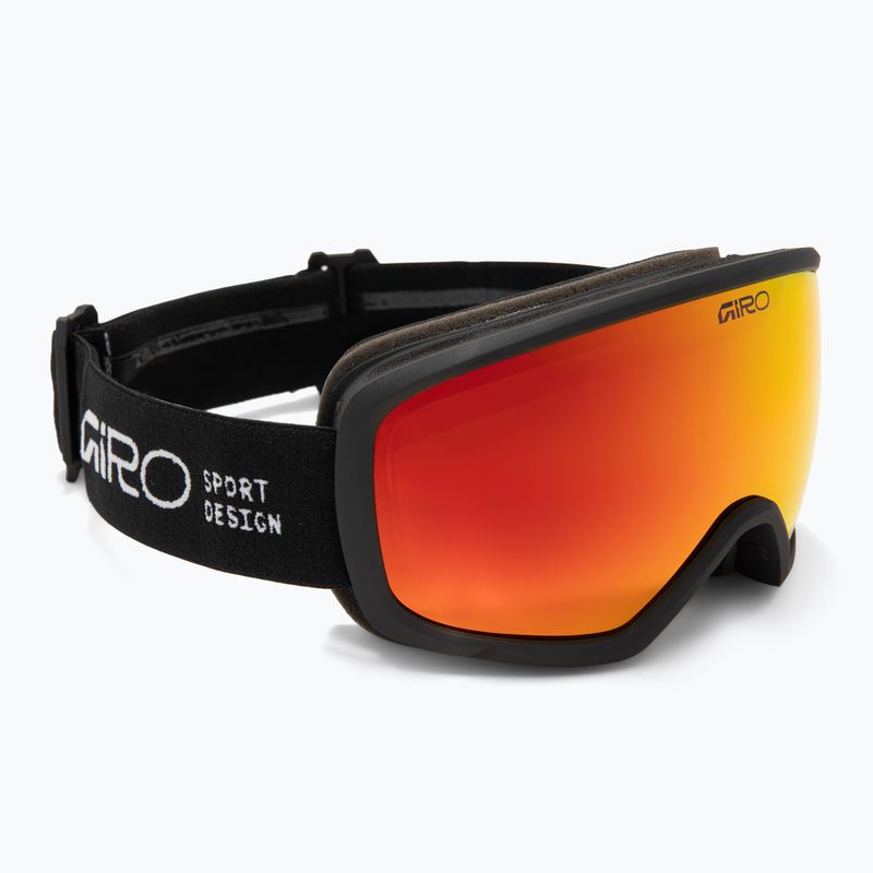 Skibrille Giro Ringo black stacked/vivid ember