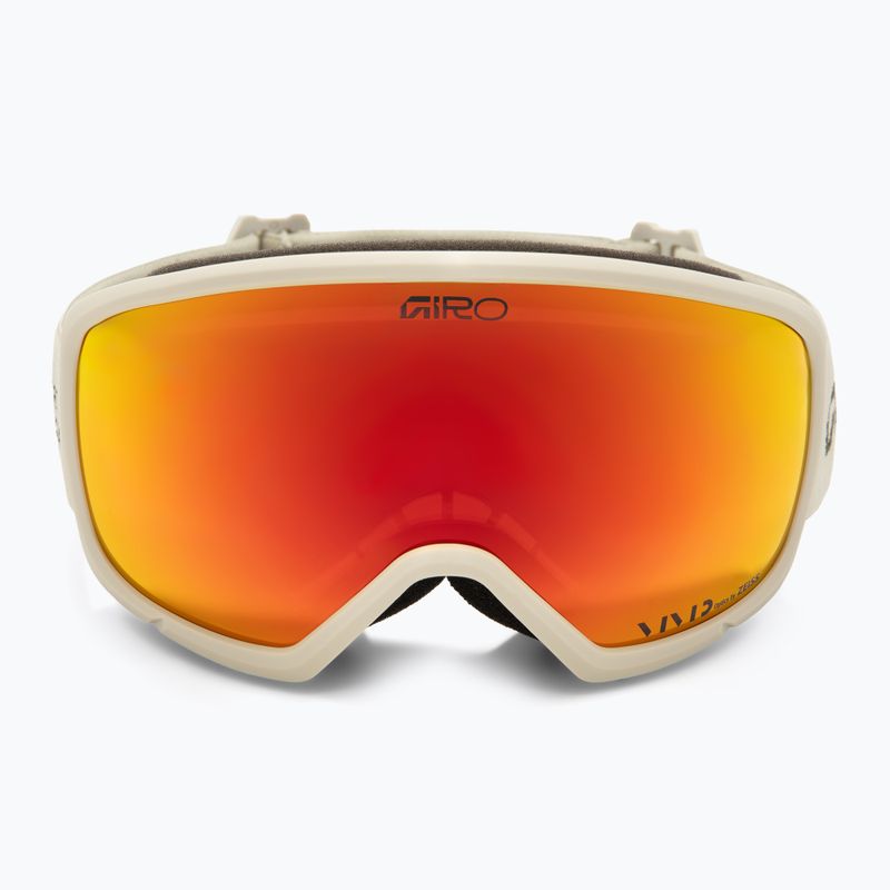 Skibrille Giro Ringo stone stacked/vivid ember 2