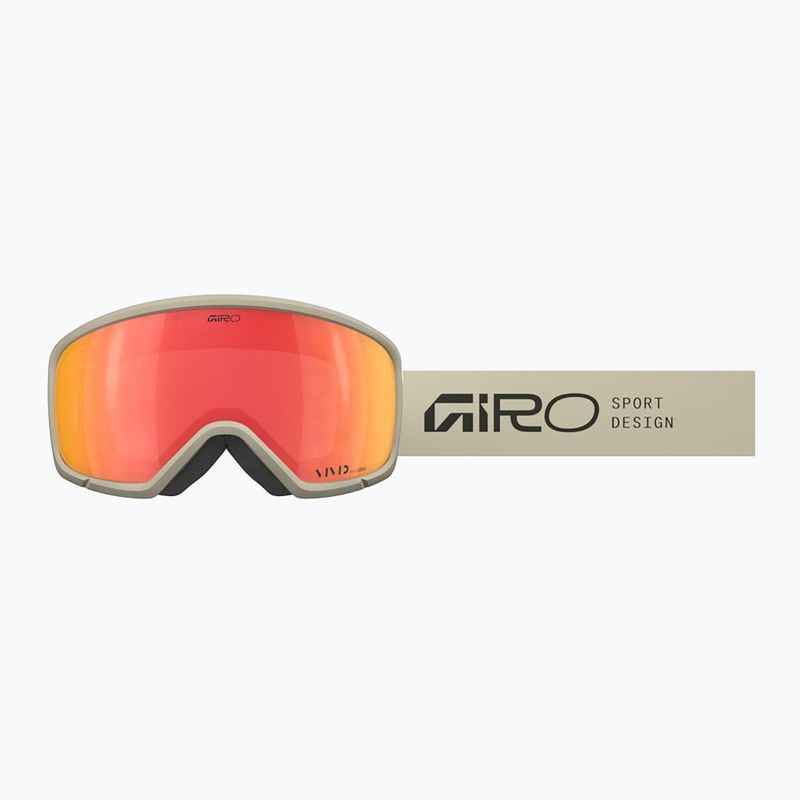 Skibrille Giro Ringo stone stacked/vivid ember 5