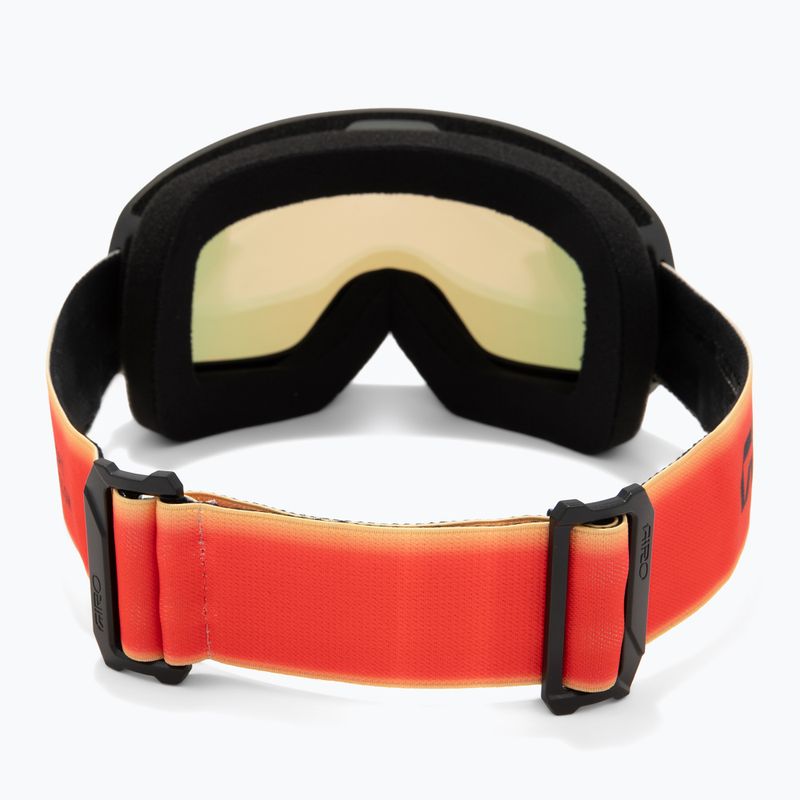 Skibrille Giro Roam red/black faded/amber scarlet/yellow 4