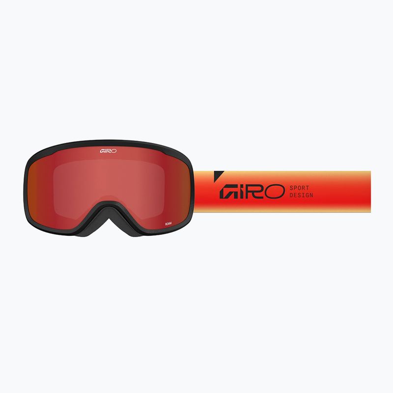 Skibrille Giro Roam red/black faded/amber scarlet/yellow 6
