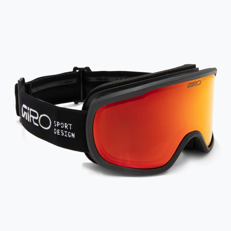 Skibrille Giro Roam black stacked/amber scarlet/yellow 2