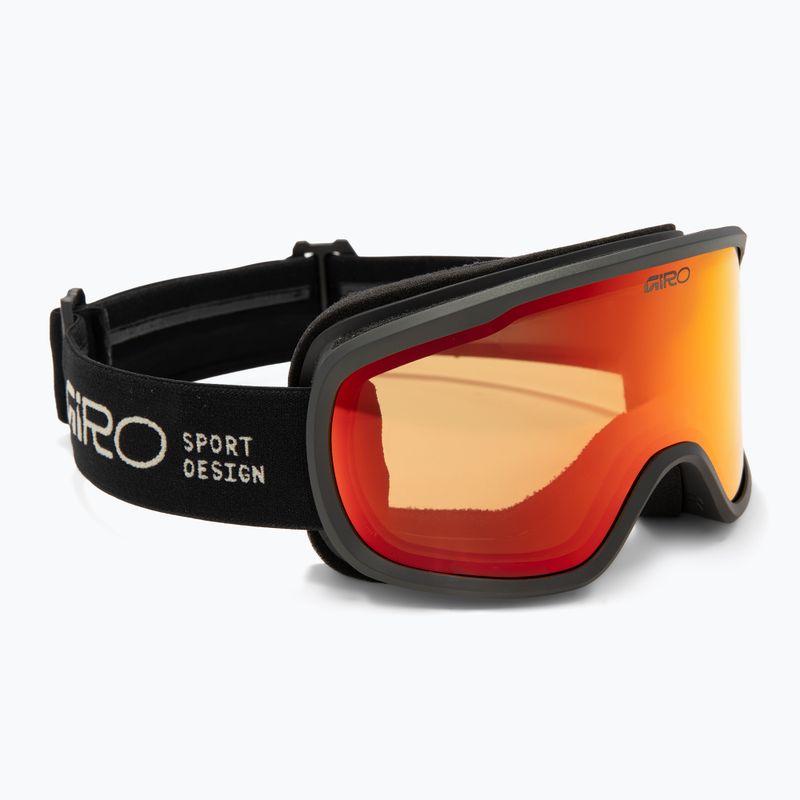 Skibrille Giro Roam black stone stacked/amber scarlet/yellow 2