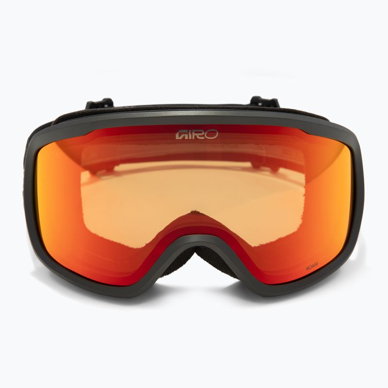 Skibrille Giro Roam black stone stacked/amber scarlet/yellow 3
