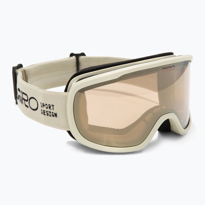 Skibrille Giro Roam stone stacked/amber gold/yellow 2