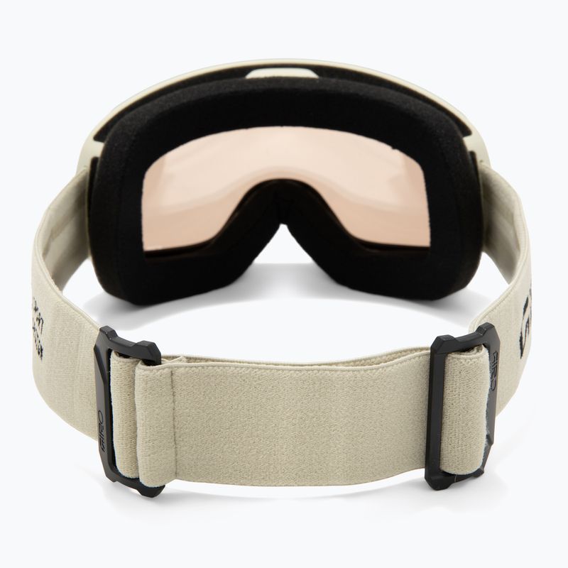 Skibrille Giro Roam stone stacked/amber gold/yellow 4