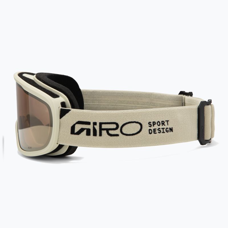 Skibrille Giro Roam stone stacked/amber gold/yellow 5