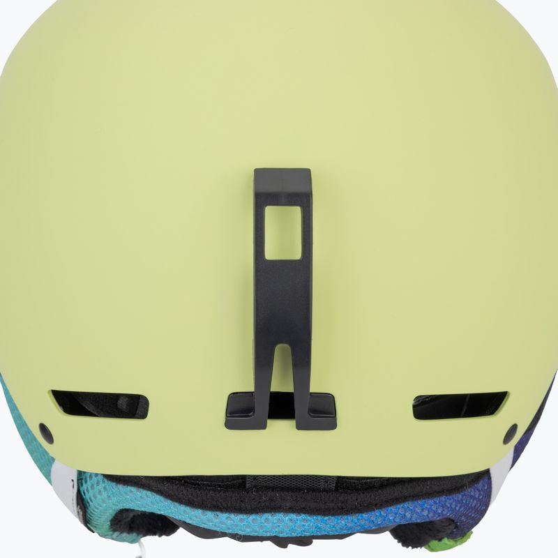 Kinder-Skihelm Giro Crue matte fluorescent green 8